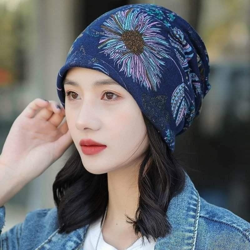 Multifunctional Neck Scarf, Winter Warm Neck Scarf, Women's Neck Scarf, Twisted Versatile Hat, Baotou Hat, Halter (105)